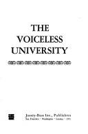Cover of: The voiceless university