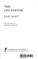 Cover of: The Grundrisse.
