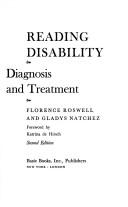 Reading disability by Florence G. Roswell