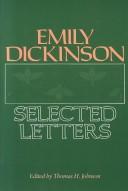 Cover of: Selected letters: Edited by Thomas H. Johnson.