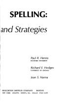 Cover of: Spelling: structure and strategies
