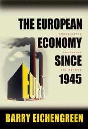 Cover of: The European Economy since 1945 by Barry Eichengreen