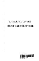 Cover of: A treatise on the circle and the sphere. by Coolidge, Julian Lowell