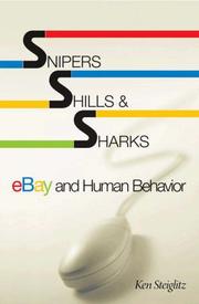 Cover of: Snipers, Shills, and Sharks: eBay and Human Behavior