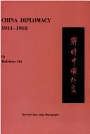 Cover of: China diplomacy, 1914-1918. by Madeleine Chi