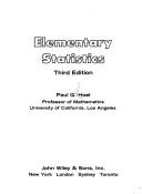 Cover of: Elementary statistics