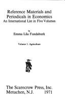 Cover of: Reference materials and periodicals in economics: an international list in five volumes.