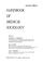 Cover of: Handbook of medical sociology.
