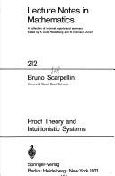 Cover of: Proof theory and intuitionistic systems.
