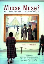 Cover of: Whose Muse?: Art Museums and the Public Trust