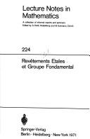 Cover of: Revêtements étales et groupe fondamental. by Alexander Grothendieck
