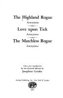 The Highland rogue, anonymous by Anonymous