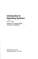Cover of: Introduction to operating systems