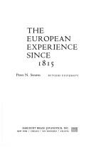 Cover of: The European experience since 1815