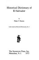 Cover of: Historical dictionary of El Salvador