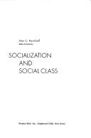 Cover of: Socialization and social control