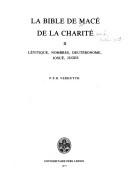 Cover of: La Bible de Macé de la Charité. by Macé de la Charité., Macé de la Charité.