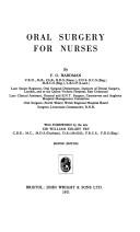 Cover of: Oral surgery for nurses by Frederick Gordon Hardman