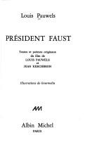 Cover of: Président Faust by Pauwels, Louis