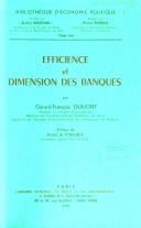 Cover of: Efficience et dimension des banques by Gérard-François Dumont