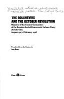 The Bolsheviks and the October Revolution