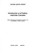 Cover of: Introducción a la poética clasicista, Cascales