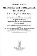 Cover of: Mémoires sur l'ambassade de France en Turquie, 1525-1770
