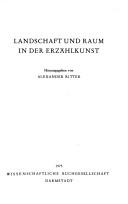 Cover of: Landschaft und Raum in der Erzählkunst