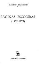 Cover of: Páginas escogidas (1932-1973)