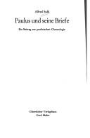 Cover of: Paulus und seine Briefe: ein Beitr. z. paulin. Chronologie