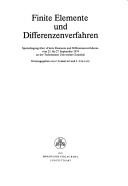Cover of: Finite Elemente und Differenzenverfahren: [Vorträge]
