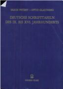 Cover of: Deutsche Schrifttafeln des IX. bis XVI. Jahrhunderts aus Handschriften der Bayerischen Staatsbibliothek München