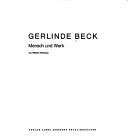 Cover of: Gerlinde Beck by Gerlinde Beck