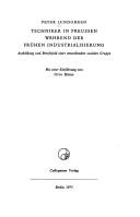 Cover of: Techniker in Preussen während der frühen Industrialisierung by Peter Lundgreen