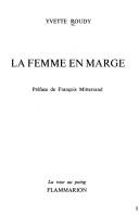 Cover of: La femme en marge