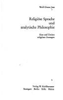 Cover of: Religiöse Sprache und analytische Philosophie: Sinn u. Unsinn religiöser Aussagen
