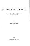 Cover of: Geographie im Umbruch by Peter Weichhart