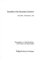 Cover of: Amerika in der deutschen Literatur by hrsg. von Sigrid Bauschinger, Horst Denkler und Wilfried Malsch.