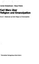 Cover of: Karl Marx über Religion und Emanzipation by Karl Marx