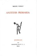 Cover of: Antítesis primaria