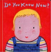 Cover of: Do you know new? by Jean Little