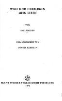 Cover of: Wege und Herbergen: mein Leben