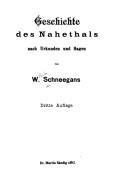 Geschichte des Nahetals nach Urkunden und Sagen by Wilhelm Schneegans