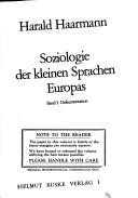Cover of: Soziologie der kleinen Sprachen Europas by Harald Haarmann
