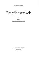 Cover of: Empfindsamkeit