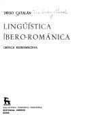 Cover of: Lingüística íbero-románica: crítica retrospectiva