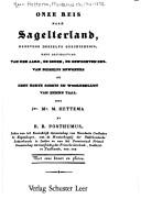 Cover of: Onze reis naar Sagelterland, benevens deszelfs geschiedenis: eene beschrijving van den aard, de zeden, de gewoonten enz. van deszelfs bewoners en eene korte schets en woordenlijst van hunne taal