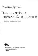 Cover of: La poesía de Rosalía de Castro