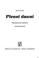 Cover of: Plenni dawai by Rolf Hinze