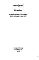 Cover of: Bitterfeld by Ingeborg Gerlach, Ingeborg Gerlach